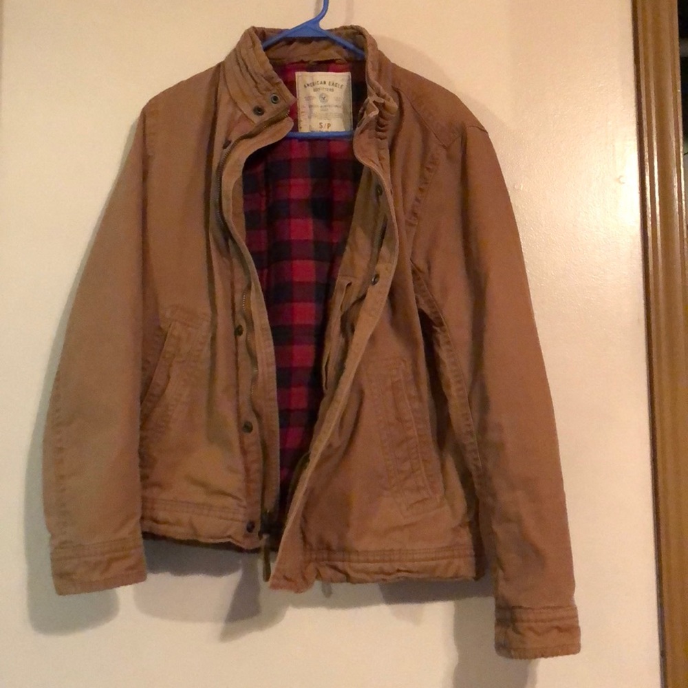 American Eagle Tan Pilot Jacket
